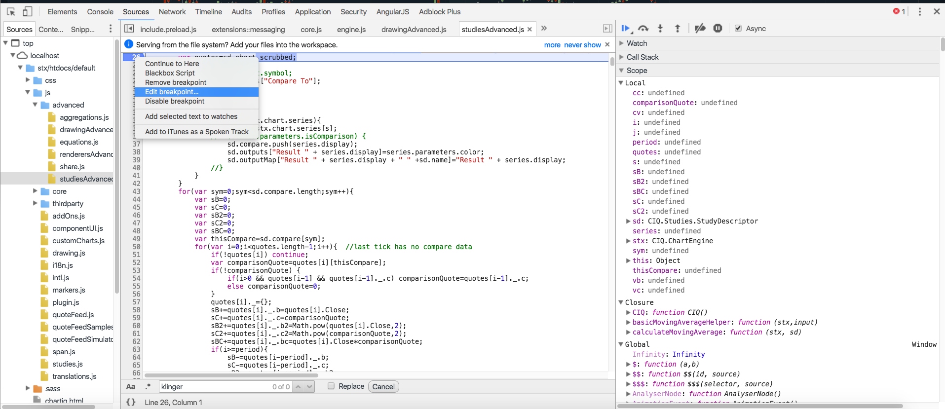 breakpoints