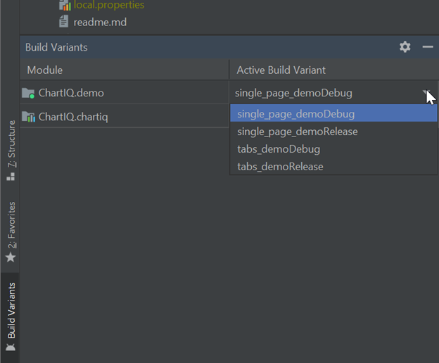 Build variants